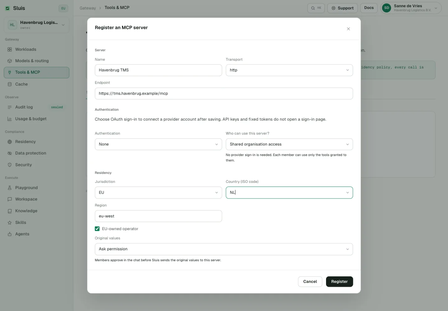 Decide what MCP servers may see